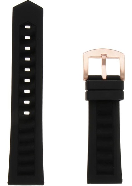 Silikon Izle Kayış Band ile Bahar Bar Spor Izle 19MM-24MM 21MM Gül Altın (Yurt Dışından)