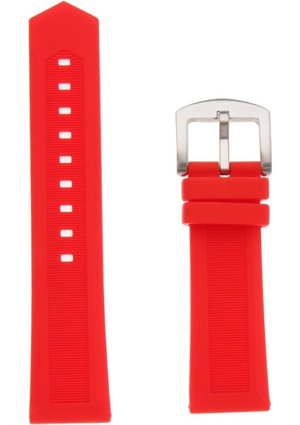 Su Geçirmez Kırmızı Kauçuk Bileklik Watch Band Kayışı 19/20 / 21/22 / 24MM 22MM Yerine (Yurt Dışından)