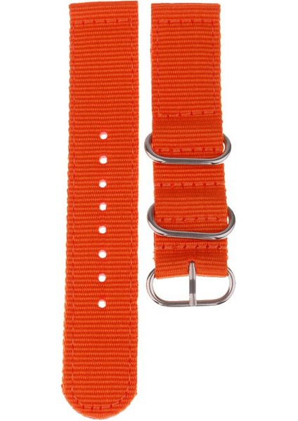 Naylon Bilezik Watch Band Kayış Naylon Ordu Bant Kemer 18MM 20MM 22MM Turuncu 18MM (Yurt Dışından) fiyatları