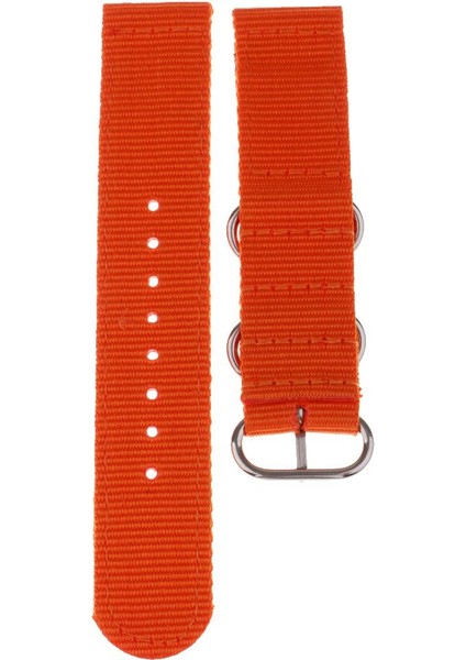 Naylon Bilezik Watch Band Kayış Naylon Ordu Bant Kemer 18MM 20MM 22MM Turuncu 18MM (Yurt Dışından) modelleri