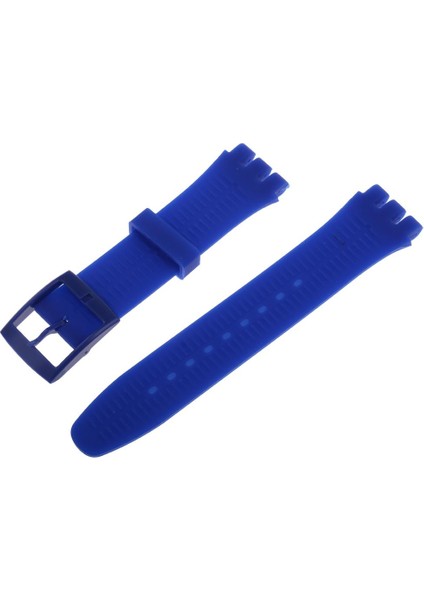Silikon Izle Bantları 19MM Kauçuk Saat Kayışı Su Geçirmez Bileklik Yedek Koyu Mavi (Yurt Dışından) fırsatları