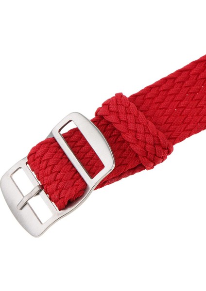 Yedek 20MM Naylon Watchband Izle Sapanlar Tekstil Örgülü Band Kırmızı (Yurt Dışından) fırsatları