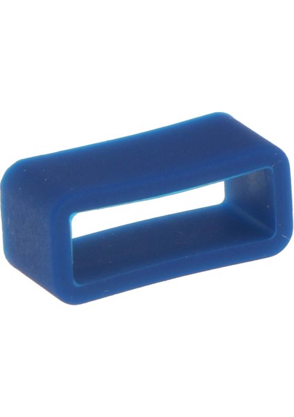 10 Adet Kauçuk Silikon Izle Bant Döngü Kayışı Tutucu Keeper 16MM. Mavi (Yurt Dışından)