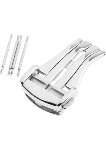 20MM Dağıtım Toka Izle Kayış Band Tokaları Paslanmaz Çelik GÜMÜŞ-20MM (Yurt Dışından)