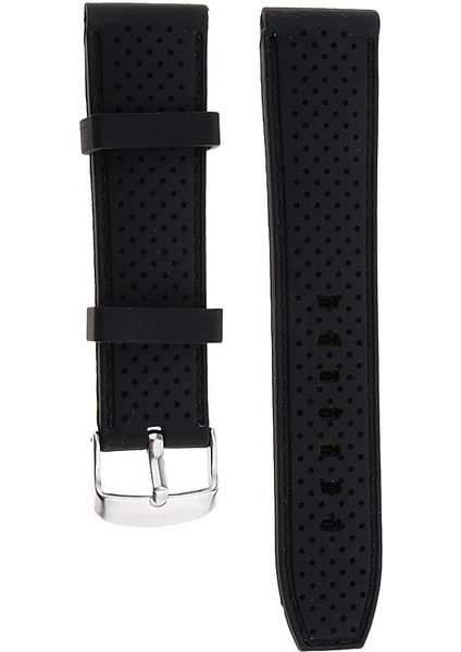 Büyüleyici Unisex Silikon Kordonlu Band Paslanmaz Çelik Toka Siyah 22MM (Yurt Dışından) indirimleri