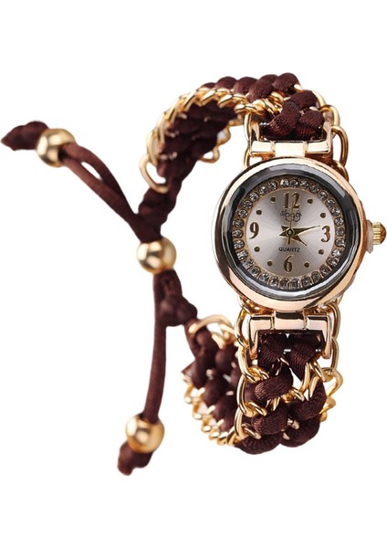 Lady Quartz Izle Lüks Kayış Takılar Gündelik Izle Kadın Analog Bilek Izle Koyu Kahverengi (Yurt Dışından) fiyatları
