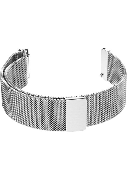 Manyetik Toka Mesh Watchband Paslanmaz Çelik Saat Kayışı Değiştir 18MM (Yurt Dışından)