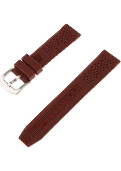 Silikon Watch Band Yumuşak Kauçuk Yedek Bilek Izle Kayışı Su Geçirmez 20MM (Yurt Dışından)