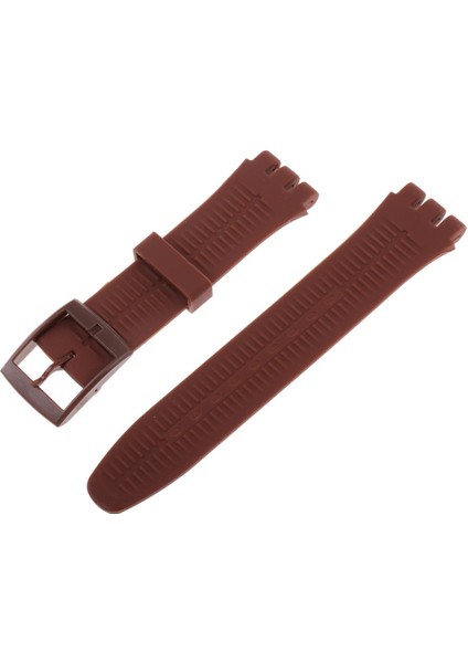 Silikon Izle Bantları 19MM Kauçuk Saat Kayışı Su Geçirmez Bileklik Yedek Kahverengi (Yurt Dışından) fırsatları