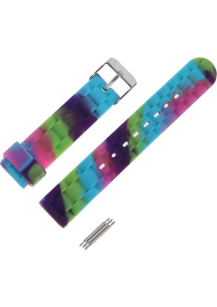 Erkek Saati Kayışı Silikon Bant Dağıtım Katlanır Toka ile Su Geçirmez 16MM - Pulele (Yurt Dışından)