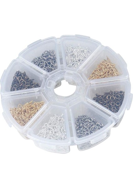 800 Parça Küçük Vida Pimleri Kanca Kuşgözü Pegs Takı Bulguları 4X10MM (Yurt Dışından) fiyatları