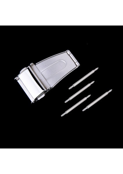 18MM Paslanmaz Çelik Push Katlanır Dağıtım Toka Toka Için Saat Bant / Kayış (Yurt Dışından) modelleri