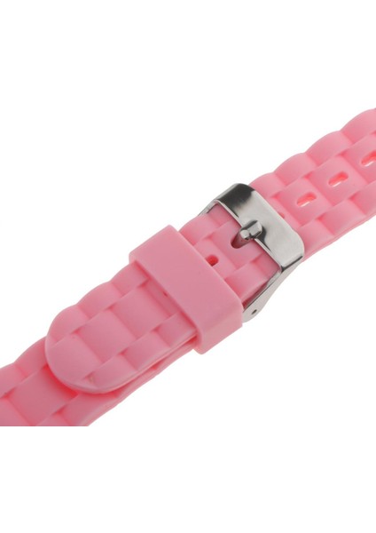 16MM Kauçuk Silikon Su Geçirmez Dalış Spor Saati Kayış Dağıtım Toka - Pembe (Yurt Dışından) indirimleri