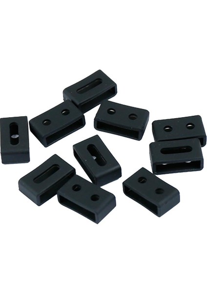 10 Adet Silikon Raptiye Yüzük Casio G-Shock GA110 Gd Ba 18MM Siyah (Yurt Dışından)