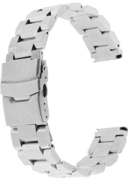 Watch Band Gümüş Paslanmaz Çelik Kayış 18 20 22 24MM Metal Bilek Bilezik 22MM (Yurt Dışından) fiyatları