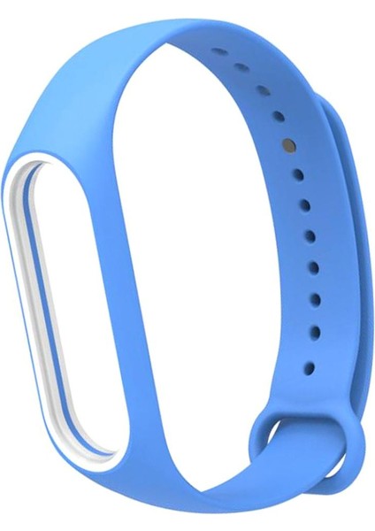 Mi Band 3/4 Sky Blue Için Yedek Bileklik Silikon Bilek Kayışı Bilezik (Yurt Dışından) fırsatları
