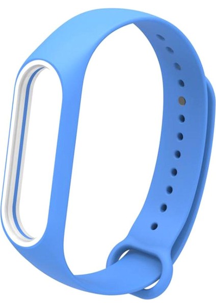 Mi Band 3/4 Sky Blue Için Yedek Bileklik Silikon Bilek Kayışı Bilezik (Yurt Dışından) indirimleri