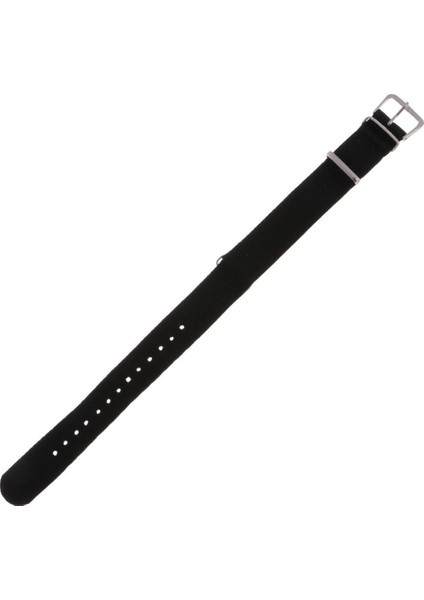 18/20/22 mm Naylon Bilek Watch Band Askı Izle Metal Çelik Toka Siyah 22MM (Yurt Dışından) indirimleri