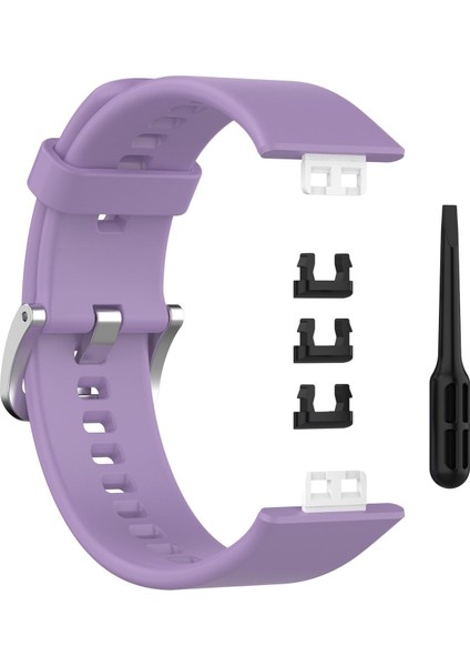 Silikon Watch Band Strap Watch Fit TIA-B09 TIA-B19 Yedek Açık Mor (Yurt Dışından) fırsatları