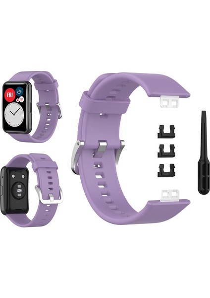 Silikon Watch Band Strap Watch Fit TIA-B09 TIA-B19 Yedek Açık Mor (Yurt Dışından) indirimleri