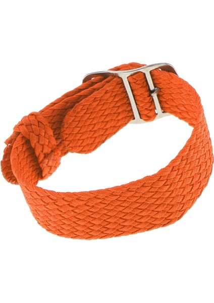 Yedek 20MM Naylon Watchband Izle Sapanlar Tekstil Örgülü Bant Turuncu (Yurt Dışından)