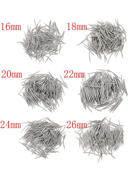 200 Adet Paslanmaz Çelik Kavisli Bahar Çubuğu Pins Link Için Watch Band 16-26MM 22MM (Yurt Dışından) fiyatları