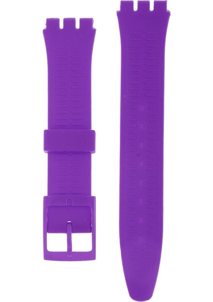 17MM Su Geçirmez Silikon Kauçuk Watch Band Askı Watchband Kadınlar Erkekler Için Mor1 (Yurt Dışından) fiyatları