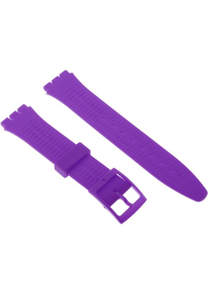 17MM Su Geçirmez Silikon Kauçuk Watch Band Askı Watchband Kadınlar Erkekler Için Mor1 (Yurt Dışından) indirimleri