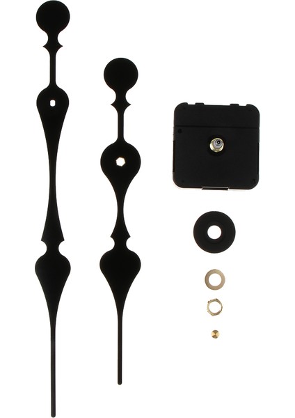 Siyah Kuvars Dıy Duvar Saati Hareket Mekanizmaları Pil Powered Tamir Parçaları (Yurt Dışından) fiyatları