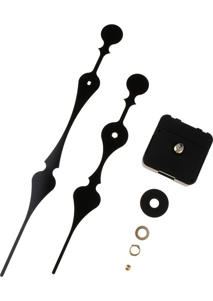 Siyah Kuvars Dıy Duvar Saati Hareket Mekanizmaları Pil Powered Tamir Parçaları (Yurt Dışından) fırsatları