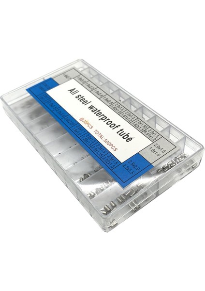 500 Adet Su Geçirmez Izle Taç Tüpler Için Paslanmaz Çelik Saat Yapımcılar Parçaları (Yurt Dışından)