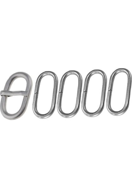 5 Adet Paslanmaz Çelik Parlatma Toka Kısmi Izle Kayış Band Gümüş Için, Izle Onarım - Gümüş, 22MM (Yurt Dışından)