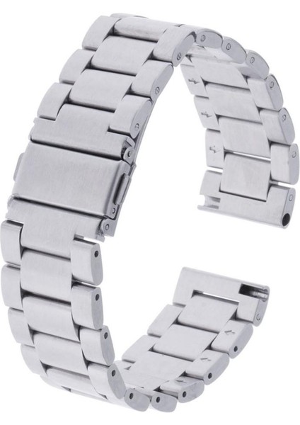 Paslanmaz Çelik Watch Band Ayarlanabilir Bilezik Çift Kilit Bağlantısı 22MM (Yurt Dışından) modelleri