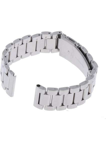 Paslanmaz Çelik Watch Band Ayarlanabilir Bilezik Çift Kilit Bağlantısı 22MM (Yurt Dışından) indirimleri