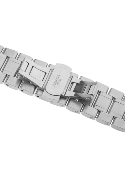 Katı Paslanmaz Çelik Düz Uç Watch Band Bilezik Bağlantıları 20/22/23 / 24MM Gümüş 23MM (Yurt Dışından) modelleri