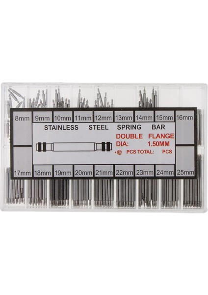 Profesyonel 8-25MM Dayanıklı Paslanmaz Çelik Izle Bahar Barları Karışık Boyutları 270 Adet (Yurt Dışından) fiyatları
