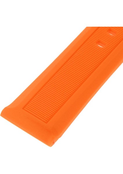 Turuncu Silikon Kauçuk Su Geçirmez Izle Kayış Band Gümüş Toka Bahar Barları 19MM (Yurt Dışından) indirimleri