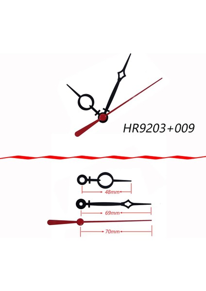 Kuvars Saat Hareketi 3 mm Kalın Dial Motor Mekanizması Seti Için 3 Elli (Yurt Dışından) fiyatları