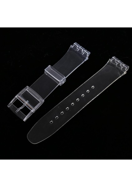 Silikon Izle Bantları 19MM Kauçuk Saat Kayışı Su Geçirmez Bileklik Değiştirme Şeffaf (Yurt Dışından) fırsatları