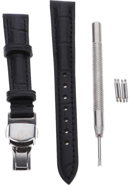 Prettyia Klasik Izle Kayış Aksesuarları Izle Yedek Bilek Bandı Kayışı Siyah Siyah Hattı ile (Yurt Dışından) fiyatları