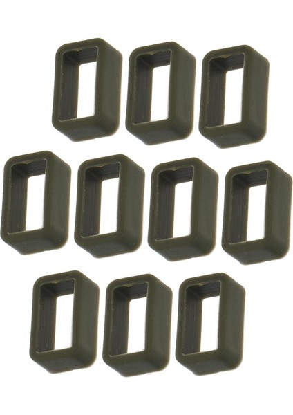 Silikon Raptiye Halkaları Siyahsı Yeşil (Yurt Dışından)