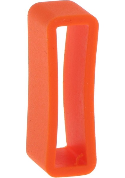 10 Parça Kauçuk Yedek Watch Band Deri Kayış Döngüleri 24MM Turuncu (Yurt Dışından) modelleri
