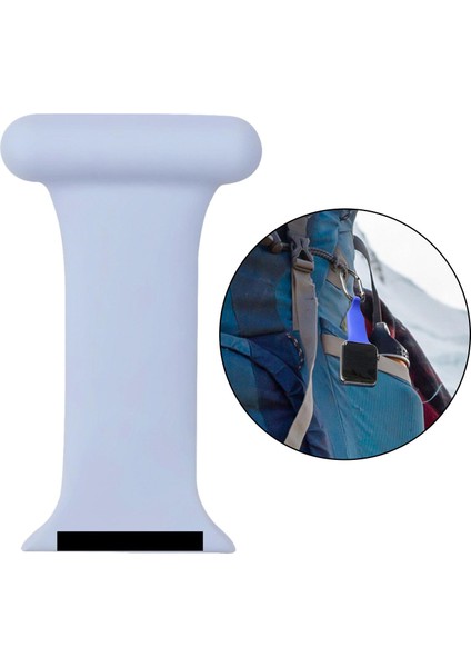 Hikers Hemşire Pin Silikon Izle Bandı Iwatch 4 Sky Blue 38 Veya 40MM Için (Yurt Dışından) fırsatları