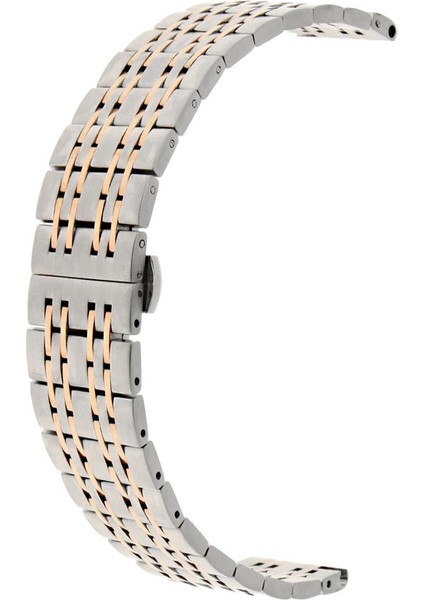 Paslanmaz Çelik Cilalı Izle Band Askı Erkekler Kadınlar Için 18/20 / 22MM Gül Altın 18MM (Yurt Dışından) fiyatları