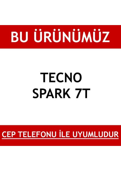 Tecno Spark 7t Uyumlu Biye Mat Esnek Silikon Kılıf