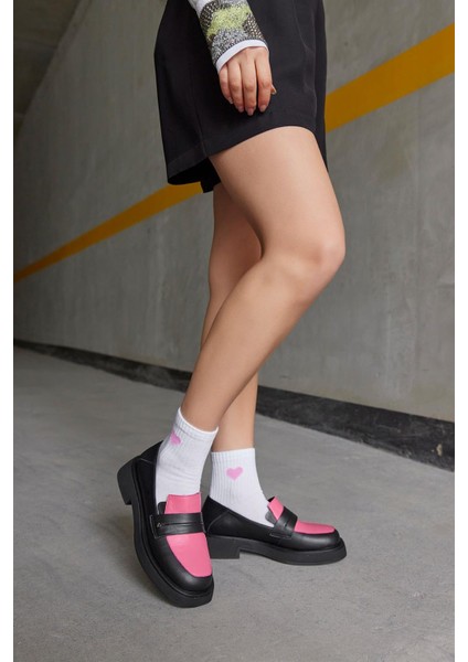 Marissa Siyah/pembe Kadın Loafer fiyatları