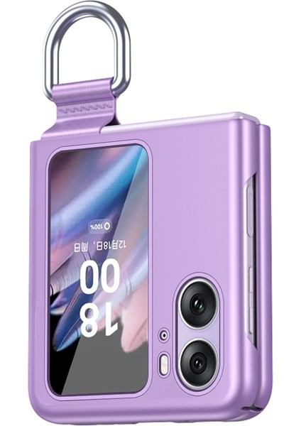 Oppo Find N2 Flip Için Ultra Ince Halka Tokalı Telefon Kılıfı (Yurt Dışından)