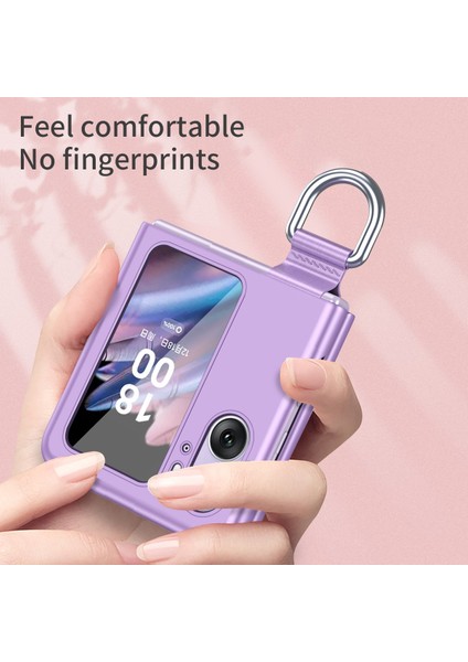 Oppo Find N2 Flip Için Ultra Ince Halka Tokalı Telefon Kılıfı (Yurt Dışından) fiyatları