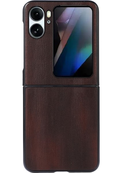 Oppo Find N2 Flip Için Pu Telefon Kılıfı (Yurt Dışından)