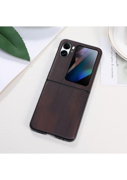 Oppo Find N2 Flip Için Pu Telefon Kılıfı (Yurt Dışından) modelleri